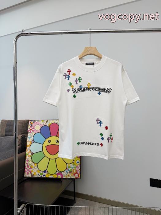 CHROME HEARTSおしゃれ上級者に着 ラグジュアリーな雰囲気 魅力をプラス半袖Tシャツブランド スーパー コピー 優良店_0_4