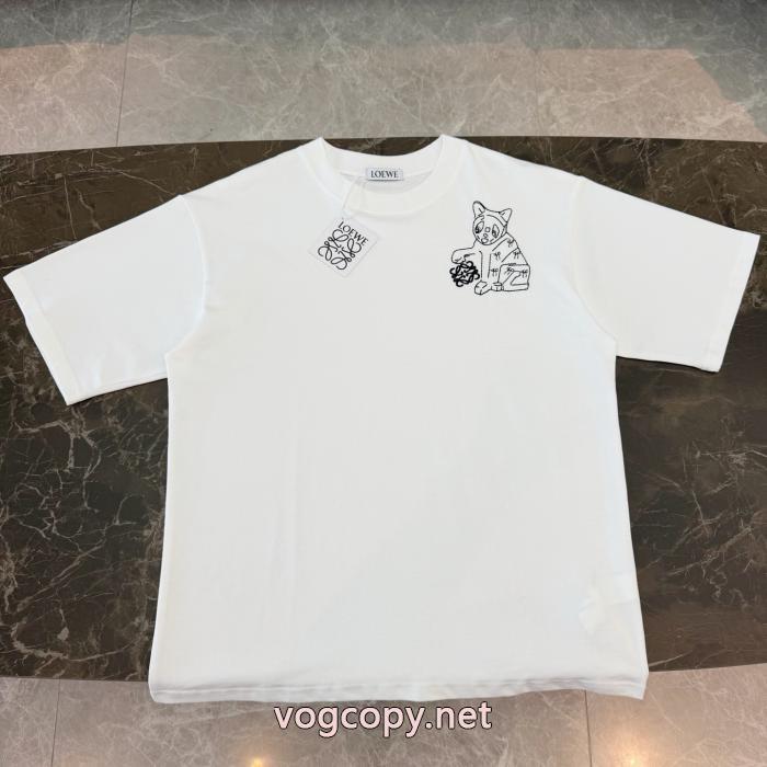 偽物 通販不思議なモテる 最安値挑戦中 話題が沸騰中LOEWE半袖Tシャツ_0_0