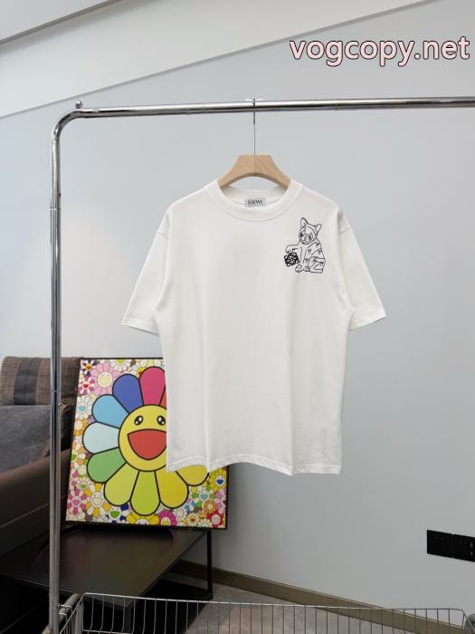 偽物 通販不思議なモテる 最安値挑戦中 話題が沸騰中LOEWE半袖Tシャツ_0_1