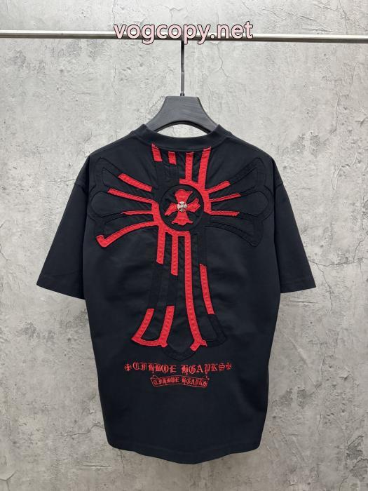 ブランド コピー半袖Tシャツ激安新作 有名人愛用 最高級品質のCHROME HEARTS_0_3