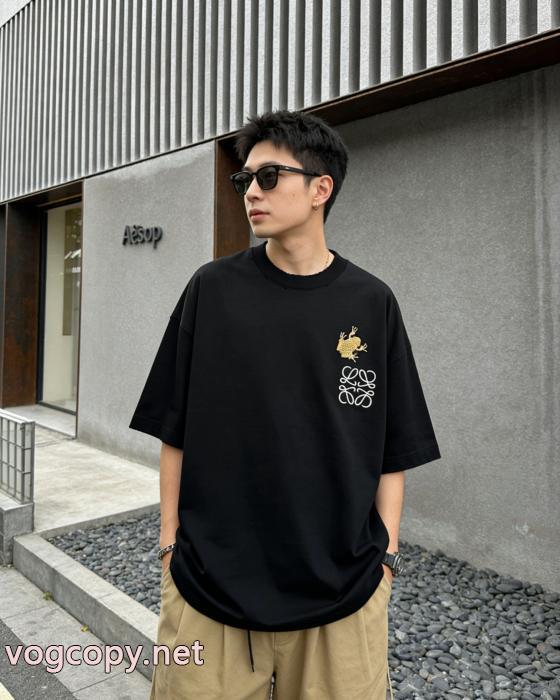 2026年用 人気セール高品質 お手頃価格に半袖Tシャツロエベコピー ブランド_0_2