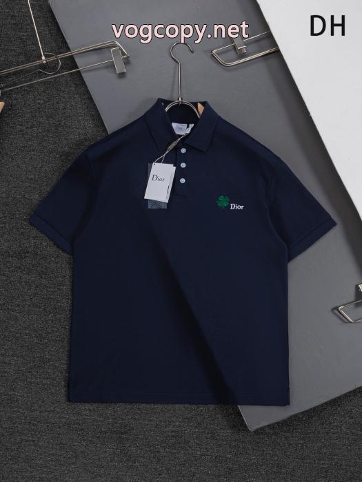 ブランド フェイクディオール半袖poloTシャツメール便対応 人気商品 普段使い_0_1
