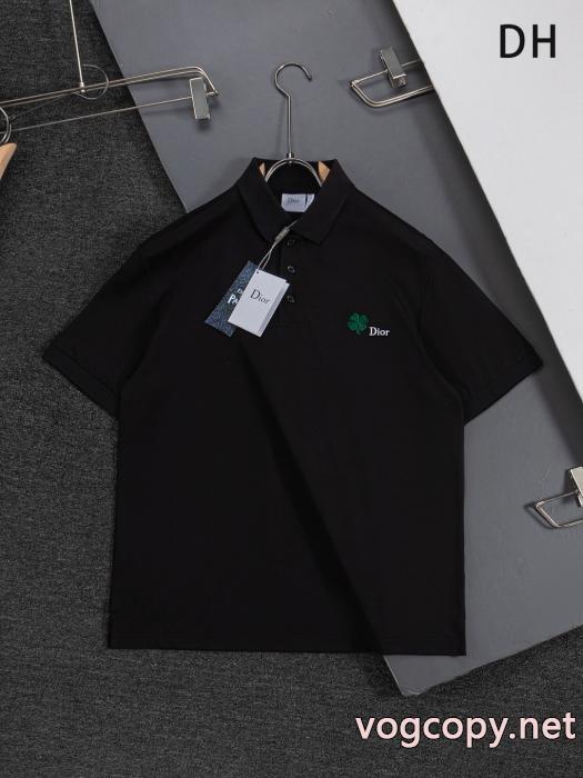 ブランド フェイクディオール半袖poloTシャツメール便対応 人気商品 普段使い_0_2
