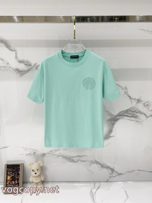 新作コレクション お買い得特価 個性的なスタイリングCHROME HEARTS半袖Tシャツ通販 ブランド_0_2