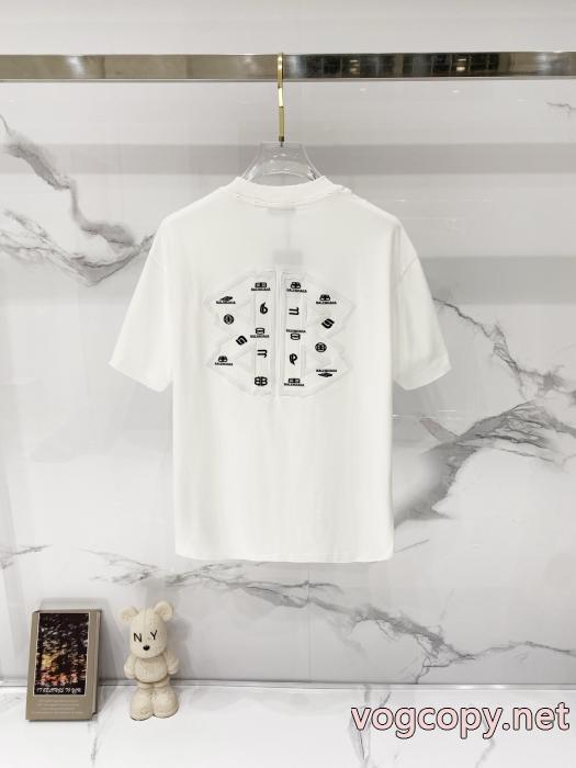 通販 ブランド大人気男女兼用 絶対欲しい  定番最新作BALENCIAGA半袖Tシャツ_0_2