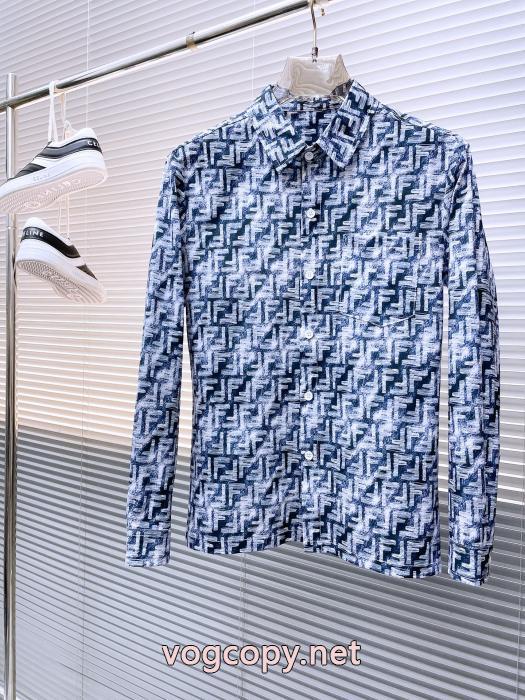 長袖シャツ先行販売 限定デザイン 高級感が溢れたフェンディコピー ブランド 通販 安心_0_1