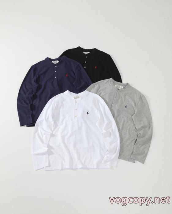 ブランド コピー 品安全発送 大人可愛い 上品な光沢感Polo Ralph Lauren長袖Tシャツ_0_0
