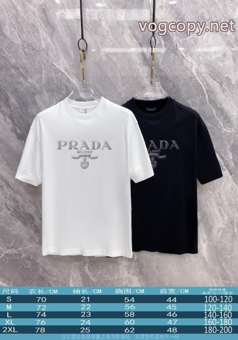 半袖Tシャツブランド コピー 優良店完売間近 人気沸騰アイテム 最高ランクPRADA_0_2