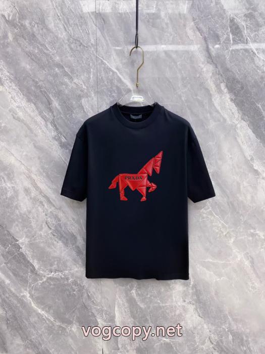 PRADA半袖Tシャツ新作多色 新作入荷本物保証 激安上品ブランド コピー 安心_0_0
