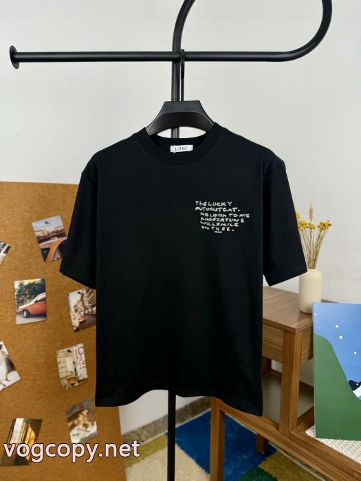 日本発売 心地よい 超激得安い半袖TシャツLOEWE偽 ブランド_0_3
