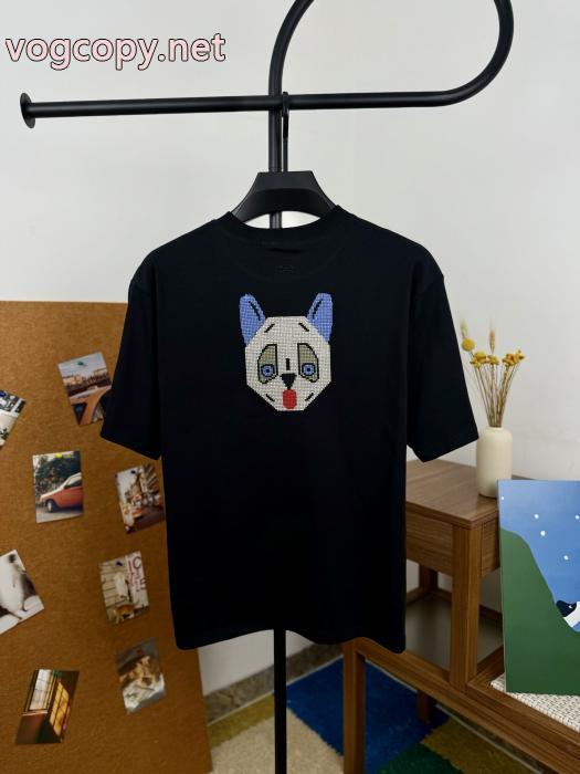 日本発売 心地よい 超激得安い半袖TシャツLOEWE偽 ブランド_0_4