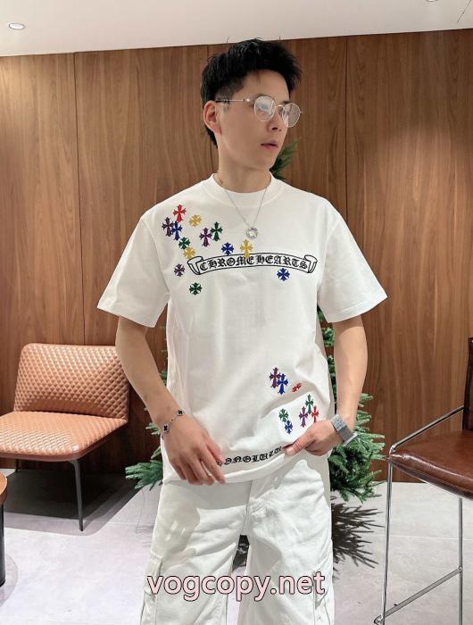 希少お得！ 超HOT新品商品 人気アイテムも同時にチェックCHROME HEARTS半袖Tシャツコピー ブランド 通販_0_4