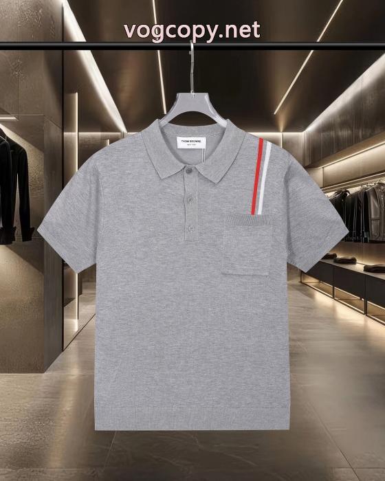 26AW お早目に トレンド感溢れる 今季爆発的な人気半袖poloTシャツ激安 通販 専門THOM BROWNE_0_5