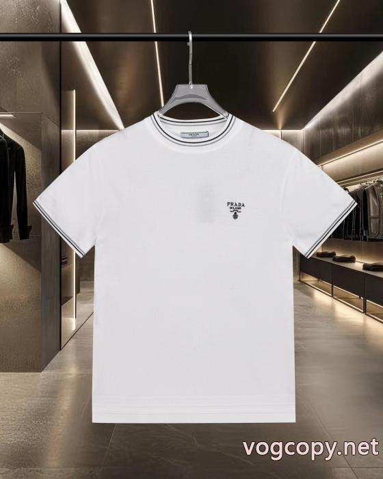 偽 ブランド 販売PRADA2026流行り 定番 ファッション 大好評シリーズ半袖Tシャツ_0_0