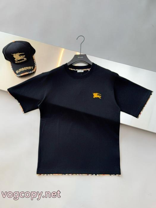 風通しの良いフレア 韓国の人気 262026新作入手困難半袖Tシャツバーバリーブランド コピー 販売_0_2