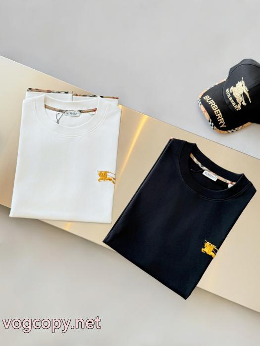 風通しの良いフレア 韓国の人気 262026新作入手困難半袖Tシャツバーバリーブランド コピー 販売_0_3