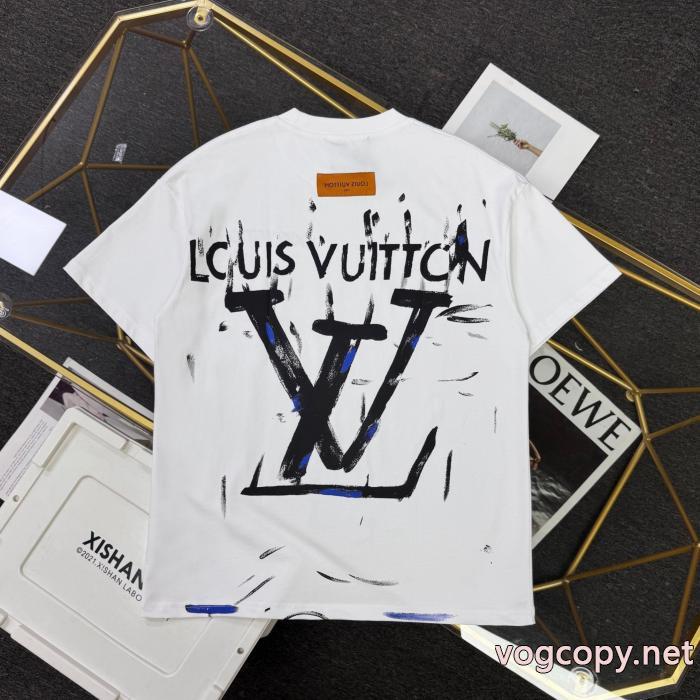 最先端ファション 海外大人気 大人気新作ブランド スーパー コピー半袖TシャツLOUIS VUITTON_0_1
