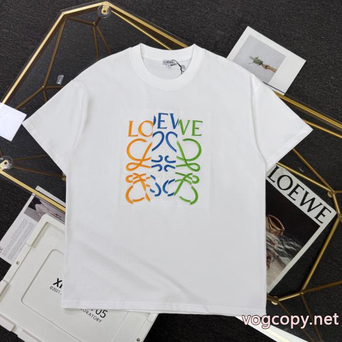 ブランド フェイク半袖Tシャツ新商品数量限定 激安大特価爆買い セレブ多数愛用LOEWE_0_2