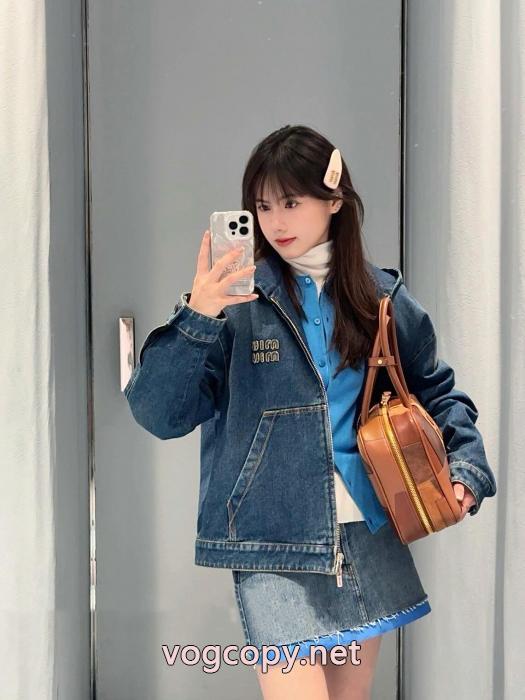 海外よりお届け　限定品 今シーズン注目のアイテム 人気アイテムブランド 品 コピーデニムのコートMIUMIU_0_2