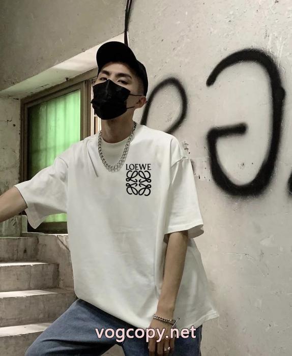 偽 ブランド半袖Tシャツお洒落暖か 魅力を放つ 高品質ロエベ_0_0