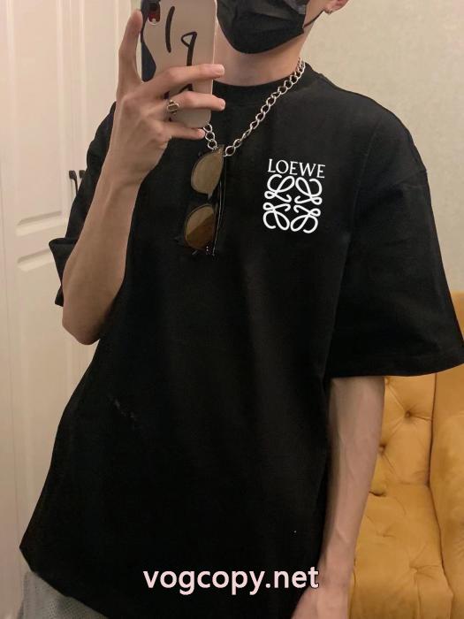 偽 ブランド半袖Tシャツお洒落暖か 魅力を放つ 高品質ロエベ_0_3