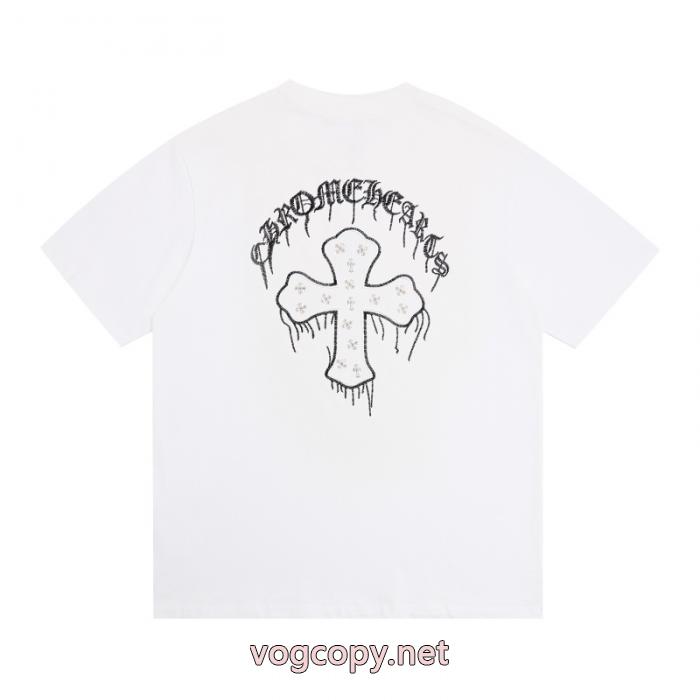 CHROME HEARTSコピー ブランド韓国高級服 無敵アイテム 人気いっぱい半袖Tシャツ_0_1