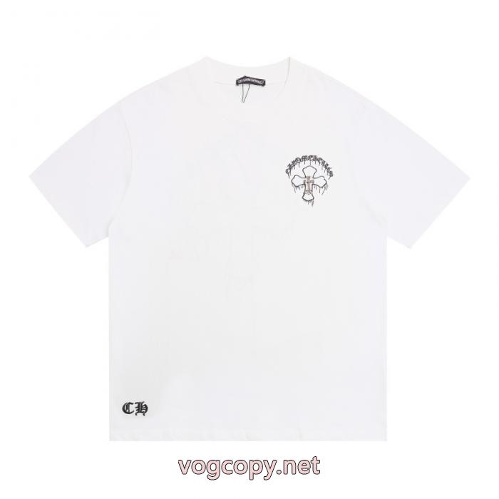 CHROME HEARTSコピー ブランド韓国高級服 無敵アイテム 人気いっぱい半袖Tシャツ_0_4