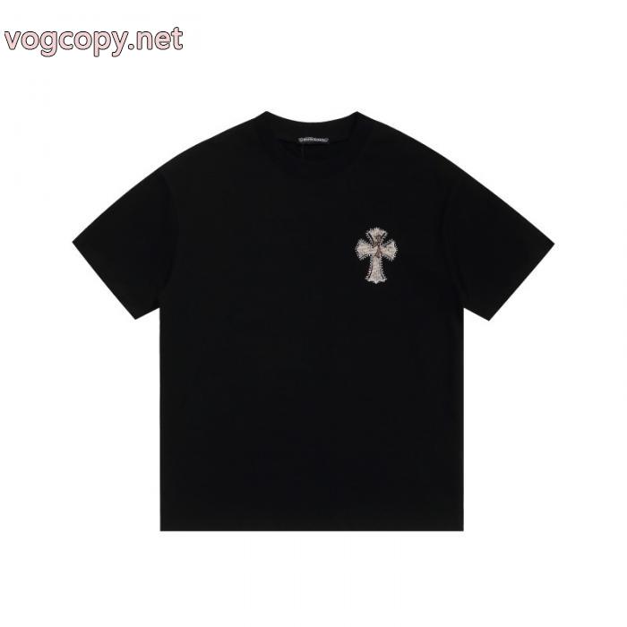オシャレ度アップ 稀少*新品登場 新色登場ブランド コピー 通販CHROME HEARTS半袖Tシャツ_0_3