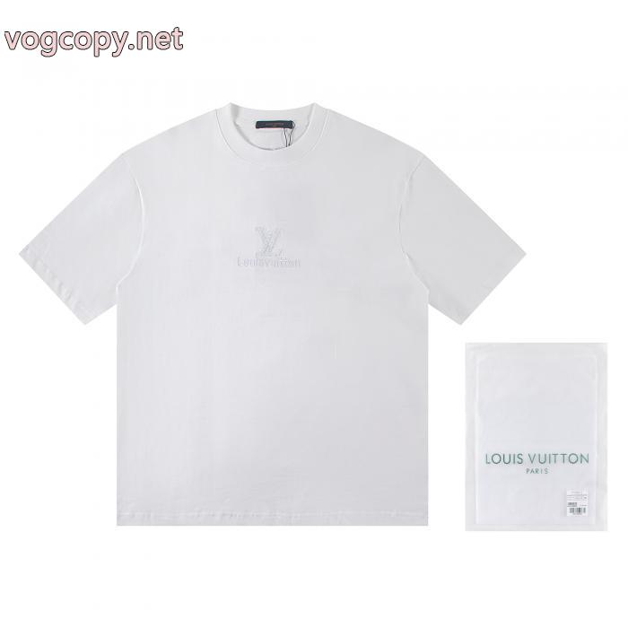 人気新作 男女兼用 最安値スーパー コピー 安心 LOUIS VUITTON半袖Tシャツ_0_0