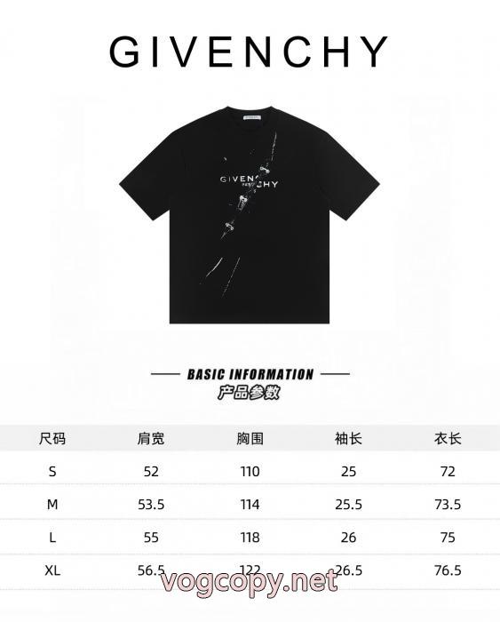 ブランド 偽物VIPセールで破格 ラグジュアリーな雰囲気 カジュアル反転魅力半袖TシャツGIVENCHY_0_0