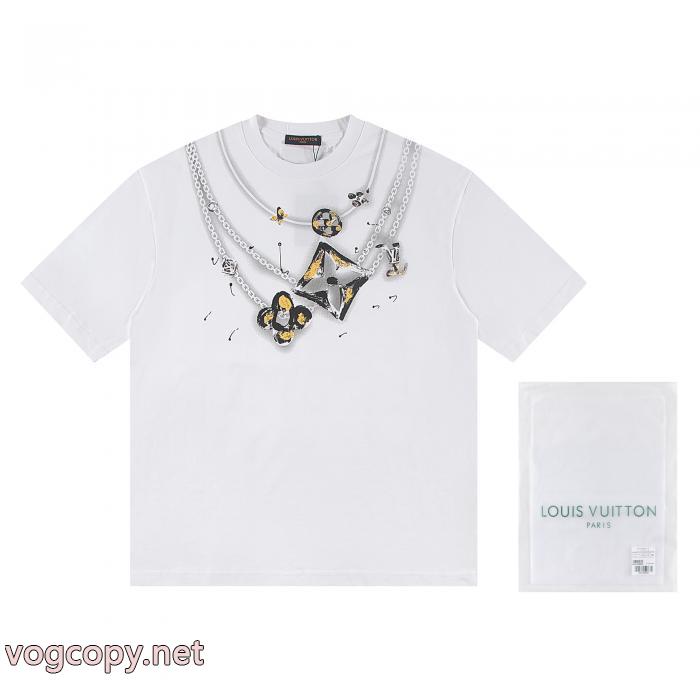 HOT新作登場 専門通販店 今すぐ欲しい半袖TシャツLOUIS VUITTONブランド 激安_0_1