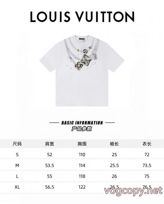HOT新作登場 専門通販店 今すぐ欲しい半袖TシャツLOUIS VUITTONブランド 激安_0_2
