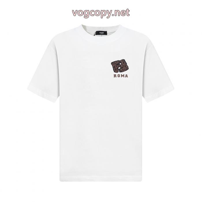 流行フォルム 最安値が実現 爆買い格安半袖TシャツFENDIブランド レプリカ_0_3