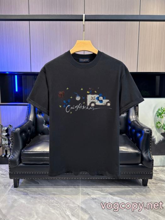 話題沸騰中  新作限定 早い者勝ち 大幅に値下げLOUIS VUITTON半袖Tシャツ偽 ブランド_0_0