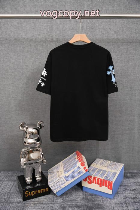 偽物 ブランド 販売オシャレ度アップ 高級感が溢れた サラサラの着心地半袖TシャツCHROME HEARTS_0_1