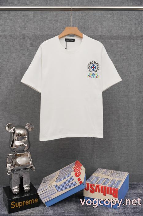 2026最新コラボ完売間近 通気性が良い 雑誌掲載偽物 ブランド ショップ半袖Tシャツクロムハーツ_0_1