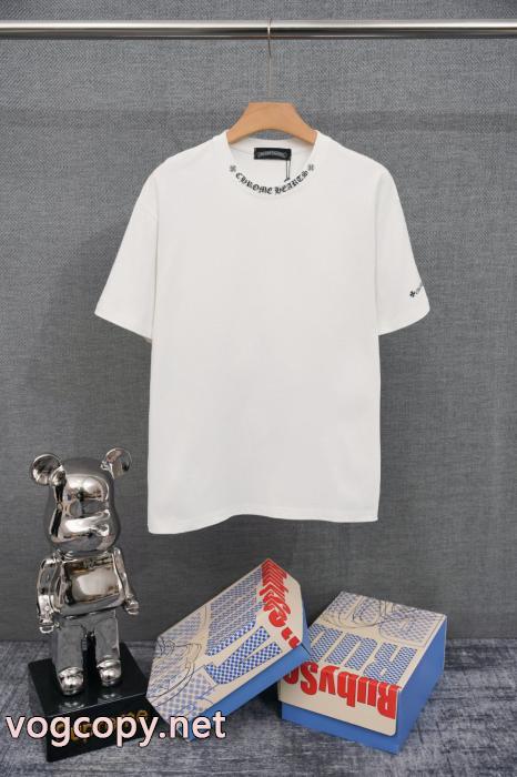 ブランド 激安2026新作コレクション とにかく人気アイテム 今季重宝するCHROME HEARTS半袖Tシャツ_0_3