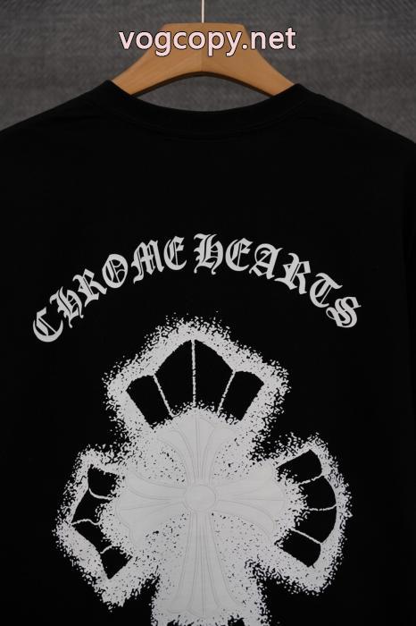 コピー ブランド 優良半袖TシャツCHROME HEARTS気分がアガる 快適な着心地 カラー豊富_0_1
