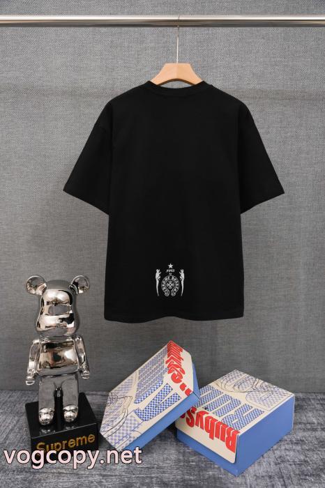 ブランド 品 コピー大人っぽく仕上げ 高級感が漂う 撥水素材CHROME HEARTS半袖Tシャツ_0_1
