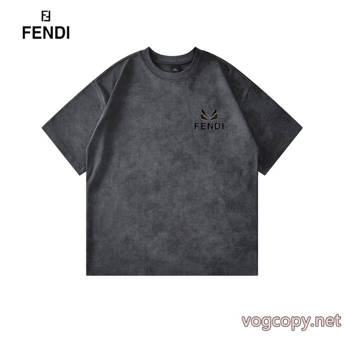 スーパー コピー メンズ無機質さが魅力 高級感のある 2026特別販売フェンディ半袖Tシャツ_0_0