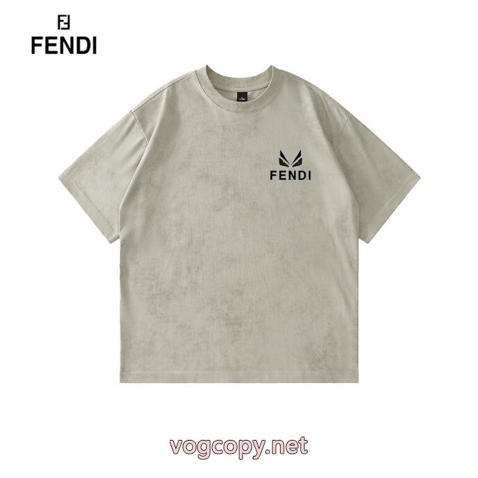 スーパー コピー メンズ無機質さが魅力 高級感のある 2026特別販売フェンディ半袖Tシャツ_0_3