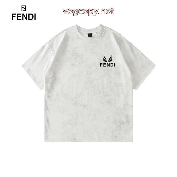 スーパー コピー メンズ無機質さが魅力 高級感のある 2026特別販売フェンディ半袖Tシャツ_0_4