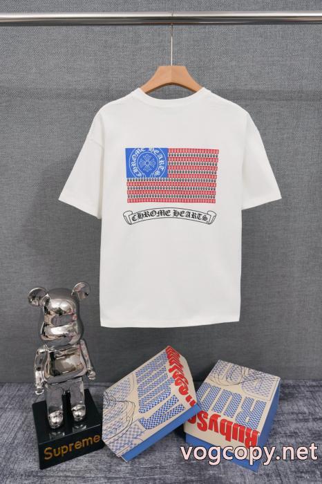 CHROME HEARTSスーパー コピー 品着こなし自在 目を惹く作品 高感度アイテム半袖Tシャツ_0_0