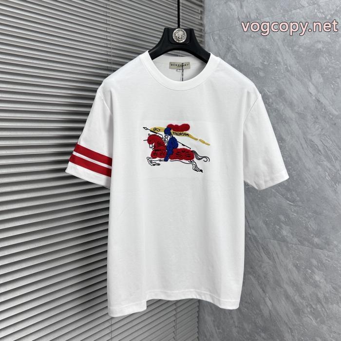 ブランド コピー 販売春季新作品 特別セール期間限定 実用を兼ね備えた半袖TシャツBURBERRY_0_2