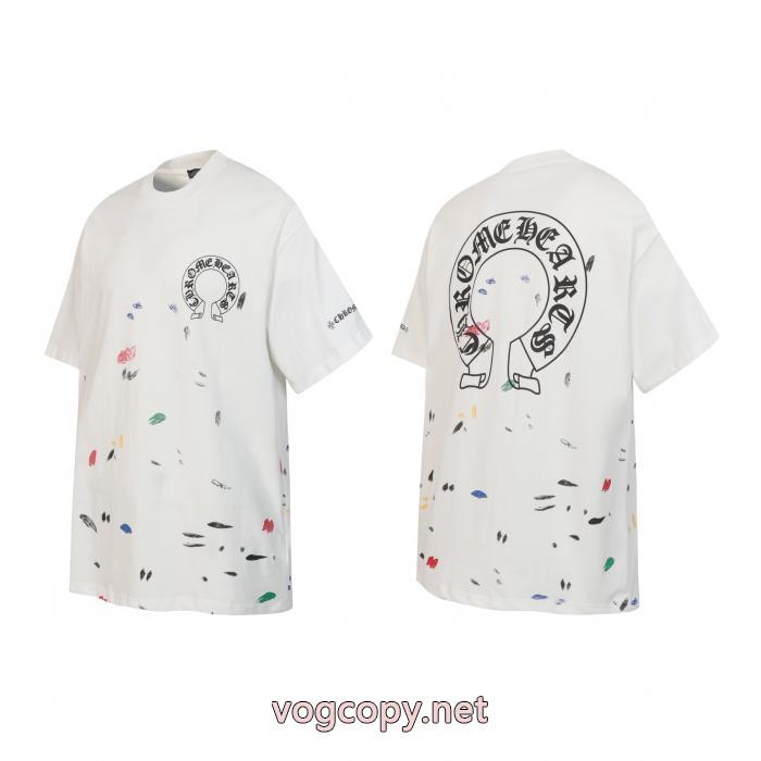 偽物 通販芸能人人気 毎日安い値ブランド新作 今流行クロムハーツ半袖Tシャツ_0_1