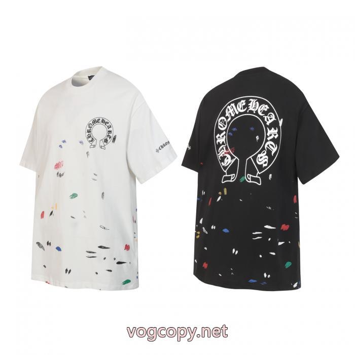 偽物 通販芸能人人気 毎日安い値ブランド新作 今流行クロムハーツ半袖Tシャツ_0_4