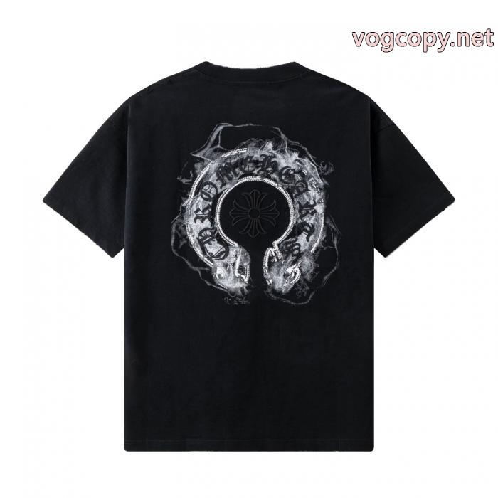 価格帯が魅力的 2026SS大人OK 耐久性のあるコピー 品 販売CHROME HEARTS半袖Tシャツ_0_0