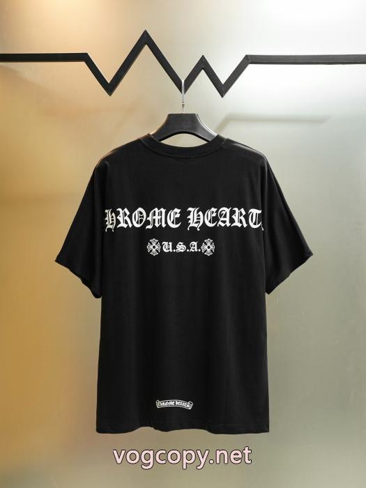CHROME HEARTSオフィスにも 根強い人気定番商品 速達発送半袖Tシャツブランド コピー 販売_0_4
