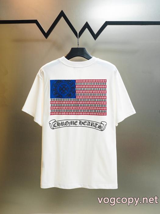 スーパー コピー ブランド品良く 速達便発送 履き心地抜群CHROME HEARTS半袖Tシャツ_0_3