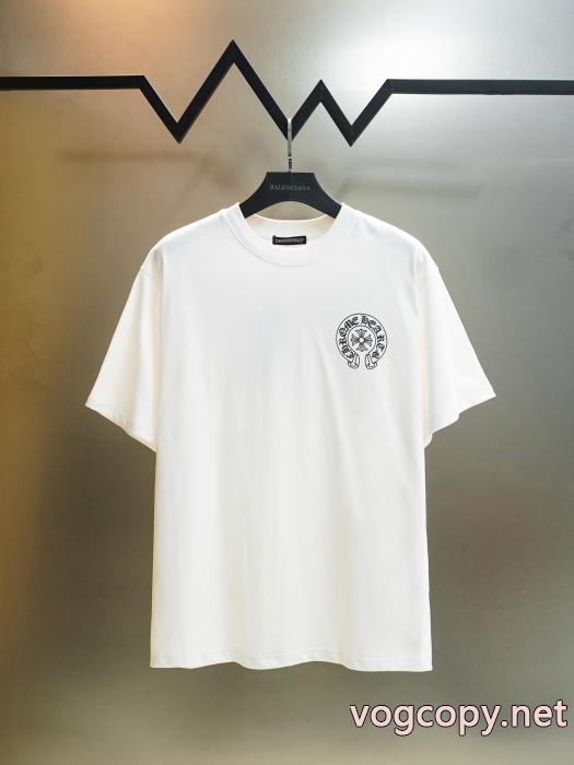 スーパー コピー ブランド品良く 速達便発送 履き心地抜群CHROME HEARTS半袖Tシャツ_0_4